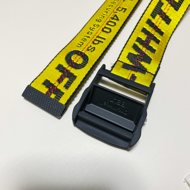 OFF-WHITE - offwhite ベルト industrial belt yellowの通販 kumo｜オフホワイトならラクマ