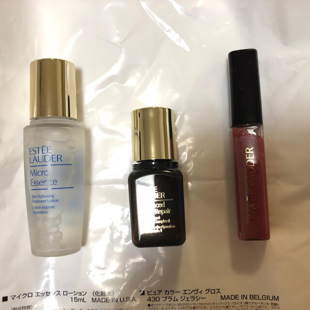 Estee Lauder(エスティローダー)のエスティーローダー　ノベルティ(ポーチ&トライアルセット) コスメ/美容のキット/セット(サンプル/トライアルキット)の商品写真