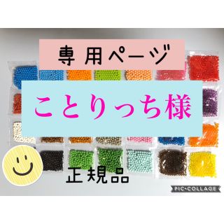 エポック(EPOCH)のアクアビーズ☆100個入り×5袋（ことりっち様専用）(知育玩具)