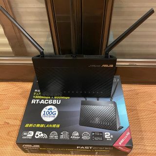 エイスース(ASUS)のASUS RT-AC68U WIFI ルーター(PC周辺機器)