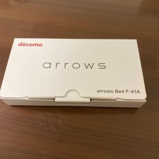 アローズ(arrows)のスマホ★ドコモアンドロイド★白ロムarrows be4 f-41aブラック黒(スマートフォン本体)