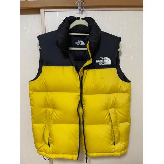 ノースフェイス(THE NORTH FACE) ダウンベスト(メンズ)（イエロー/黄色 ...