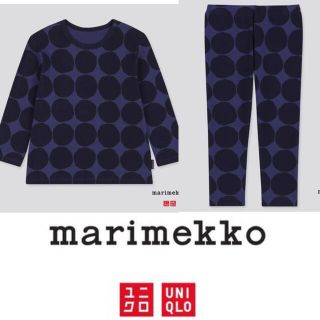 マリメッコ(marimekko)の新品未使用UNIQLO×MARIMEKKO海外限定ベビー上下セットアップ90(ワンピース)