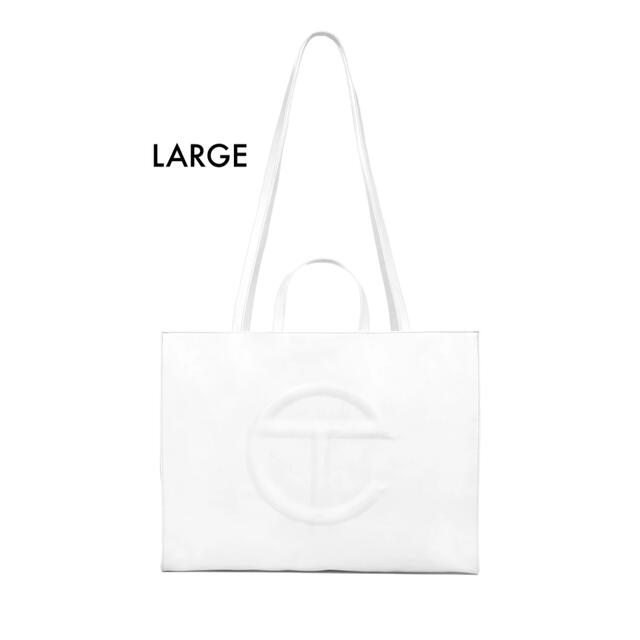 Telfar Shopping Bag White Large