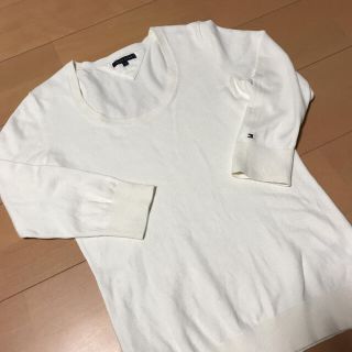 トミーヒルフィガー(TOMMY HILFIGER)のトミーヒルフィガー　ニット　カシミヤ入り❗️　レディース(ニット/セーター)