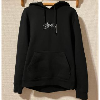 ステューシー(STUSSY)の最終値下げ！ stussy パーカー ブラック 極美品(パーカー)