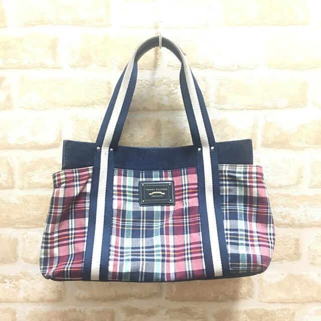 TOMMY HILFIGER(トミーヒルフィガー)の[TOMMY HILFIGER] チェック柄ハンドバッグ/トートバッグ レディースのバッグ(ハンドバッグ)の商品写真