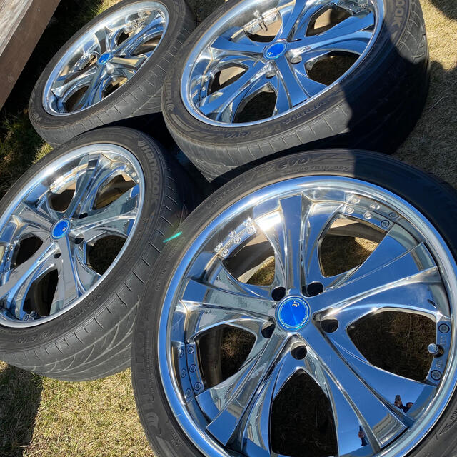 ☆エムズスピード☆リム有19インチ☆メッキ☆245/40R19☆ヴェルファイア等