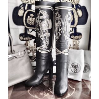 HERMES - エルメス✨レザー ロングブーツ ジョアン✨35の通販 by HERMES - エルメス✨レザー ロングブーツ ジョアン✨35の通販 by