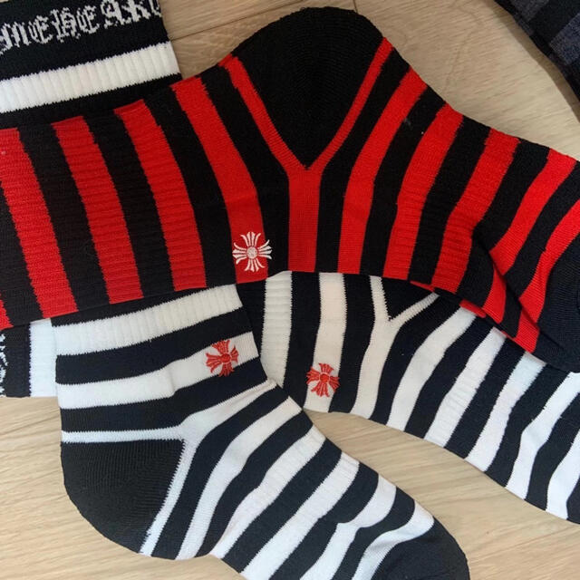 正規品新品未使用 クロムハーツCHROME HEARTS ソックス※ブルーのみ