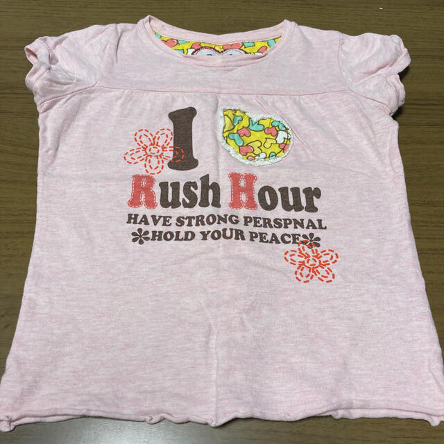 RUSH HOUR(ラッシュアワー)のRUSH HOUR Tシャツ　120cm キッズ/ベビー/マタニティのキッズ服女の子用(90cm~)(Tシャツ/カットソー)の商品写真
