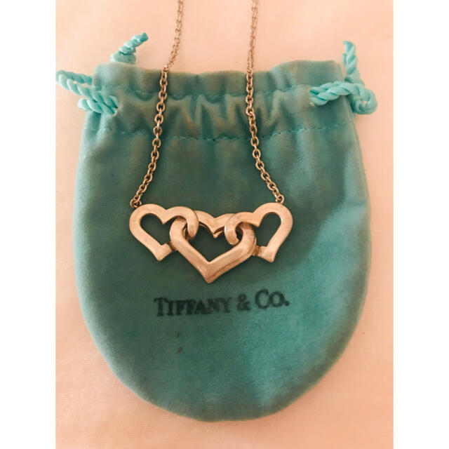 Tiffany & Co.(ティファニー)のfluffy様専用　TIFFANY&Co. ティファニー ハート3連ネックレス レディースのアクセサリー(ネックレス)の商品写真