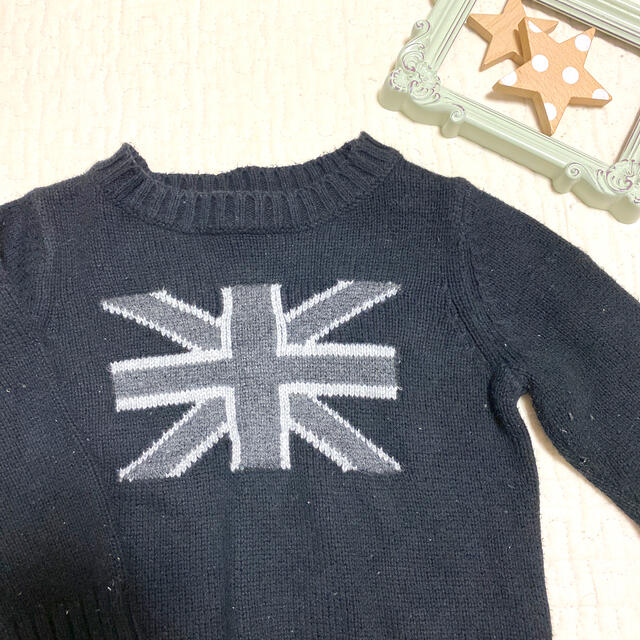 babyGAP(ベビーギャップ)のbabyGap 国旗 ニット セーター 80 キッズ/ベビー/マタニティのベビー服(~85cm)(ニット/セーター)の商品写真