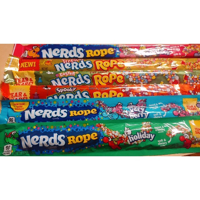 nerds rope ナーズロープ ナーズ ナード キャンディー グミ ASMR 食品/飲料/酒の食品(菓子/デザート)の商品写真