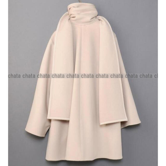 BEAUTY&YOUTH UNITED ARROWS(ビューティアンドユースユナイテッドアローズ)の6 ROKU  ユナイテッドアローズ　STOLE HALF COAT/コート レディースのジャケット/アウター(ロングコート)の商品写真