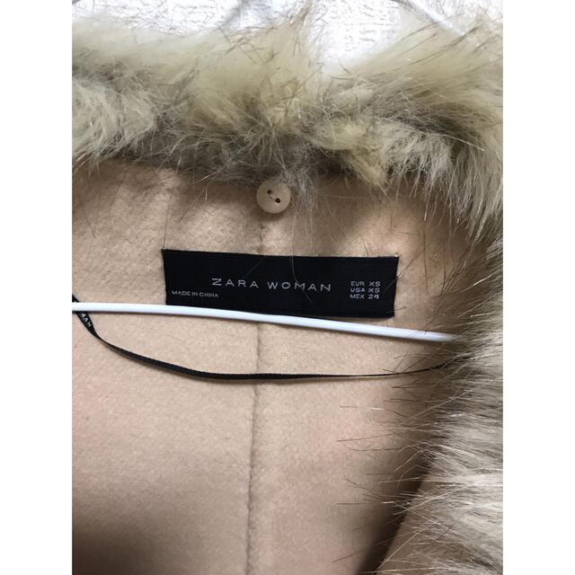 ZARA(ザラ)のZARA コート レディースのジャケット/アウター(毛皮/ファーコート)の商品写真