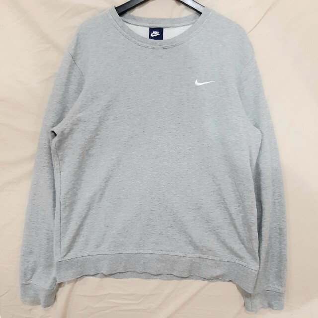NIKE - NIKE ナイキ スウェット トレーナー グレー シンプル NIKE - NIKE ナイキ スウェット トレーナー グレー シンプル