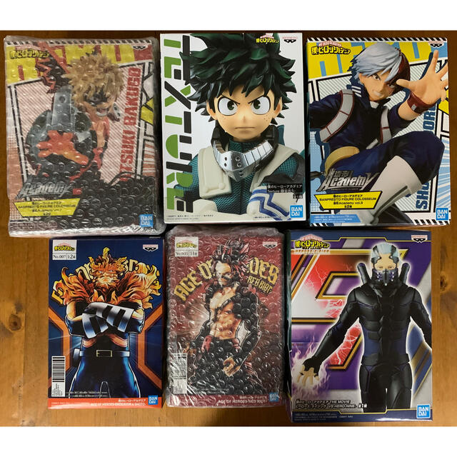 未開封】僕のヒーローアカデミア ヒロアカ フィギュア 6点まとめ売り