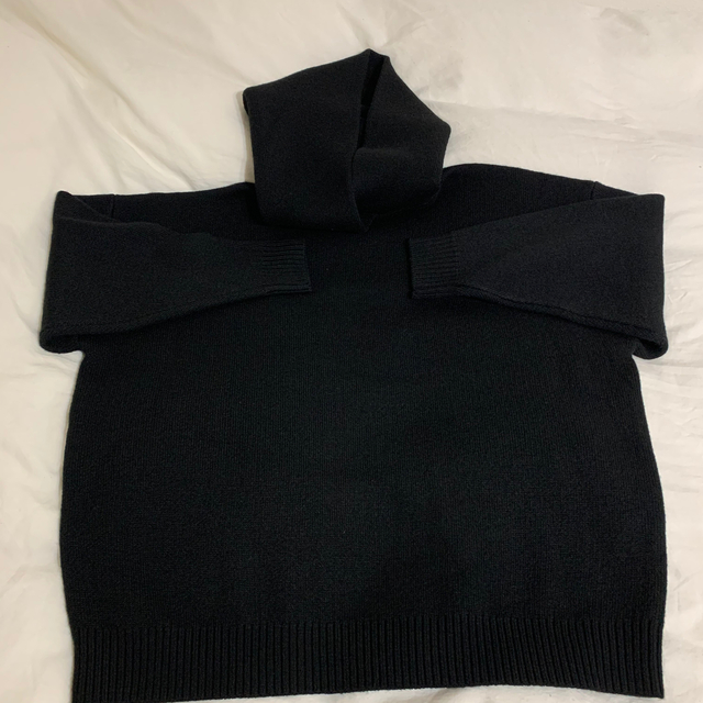 RIM.ARK High neck knit hoodie RIM.ARK High neck knit hoodie