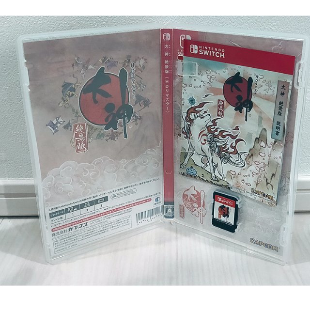 Nintendo Switch(ニンテンドースイッチ)の中古Switchソフト「大神 絶景版」 エンタメ/ホビーのゲームソフト/ゲーム機本体(家庭用ゲームソフト)の商品写真