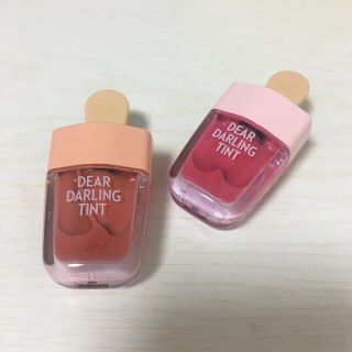 エチュードハウス(ETUDE HOUSE)のディアダーリンティント💕2本セット(リップグロス)