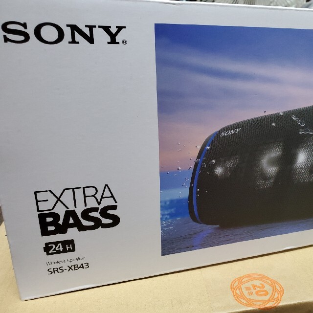 SONY SRS-XB43 ブラック 新品未開封品 即購入可 ブランド通販 スマホ