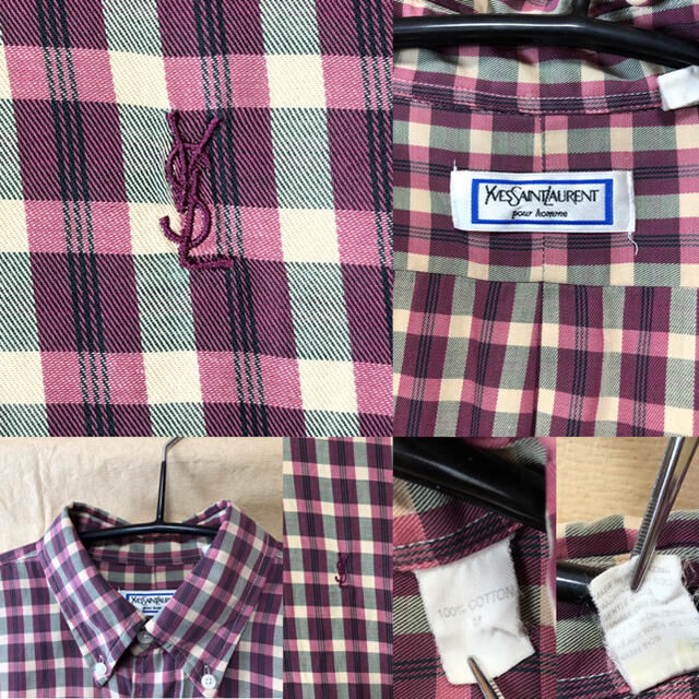 Yves Saint Laurent チェック柄カバーオール Yves Saint Laurent チェック柄カバーオール