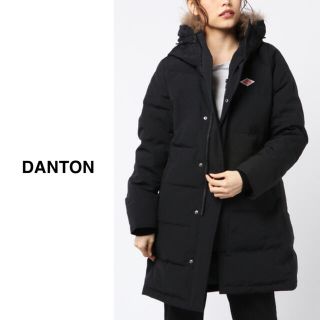 ダントン(DANTON)のDANTON（ダントン）| フード付きロングダウンコート ブラック(ダウンコート)