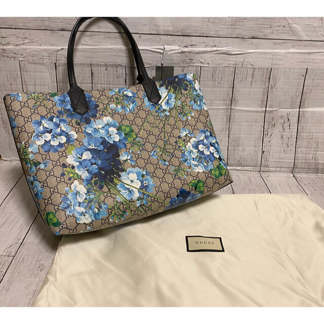 新品 GUCCI トートバッグ 花柄 フラワー ブルームス GG レア バッグ | フリマアプリ ラクマ