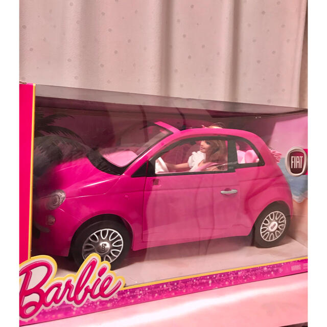 【レア❗️新品】バービー Fiat Pink Edition 50周年記念Car