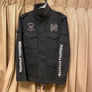 シュプリーム(Supreme)の本物シュプリーム×ネイバーフッドM65コラボ黒色SUPREMEジャケット正規品S(ミリタリージャケット)