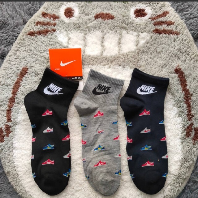 NIKE(ナイキ)のNIKE 靴下 24〜26cm ソックス 3足セット メンズのレッグウェア(ソックス)の商品写真