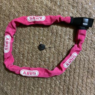 アバス(ABUS)のチェーンロック　ピンク　ABUS(その他)