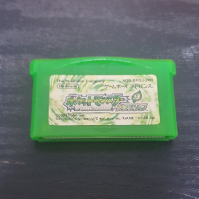 ゲームボーイアドバンス(ゲームボーイアドバンス)のGBA ポケモン　リーフグリーン　ソフトのみ エンタメ/ホビーのゲームソフト/ゲーム機本体(携帯用ゲームソフト)の商品写真