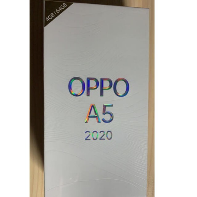 [新品未開封] OPPO A5 2020 グリーン モバイル SIMフリーアンドロイド携帯