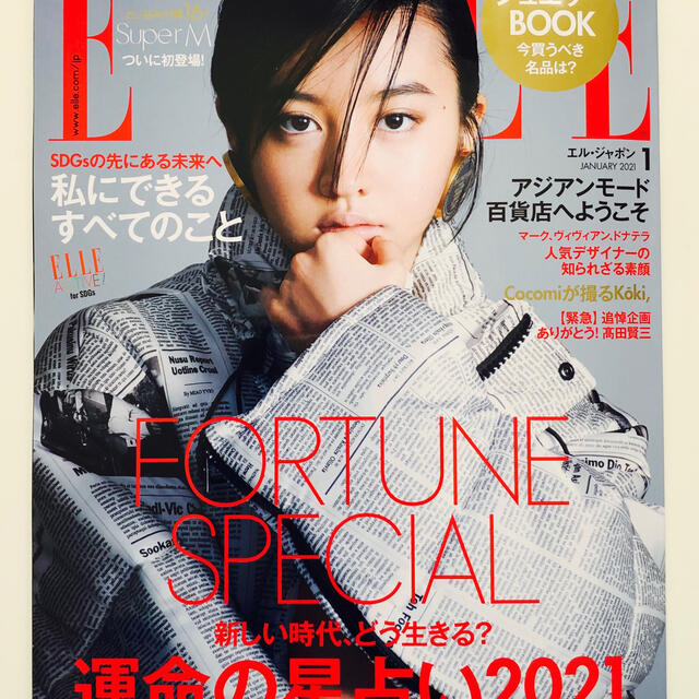 ELLE(エル)のELLE JAPON １月号　最新号 エンタメ/ホビーの雑誌(ファッション)の商品写真