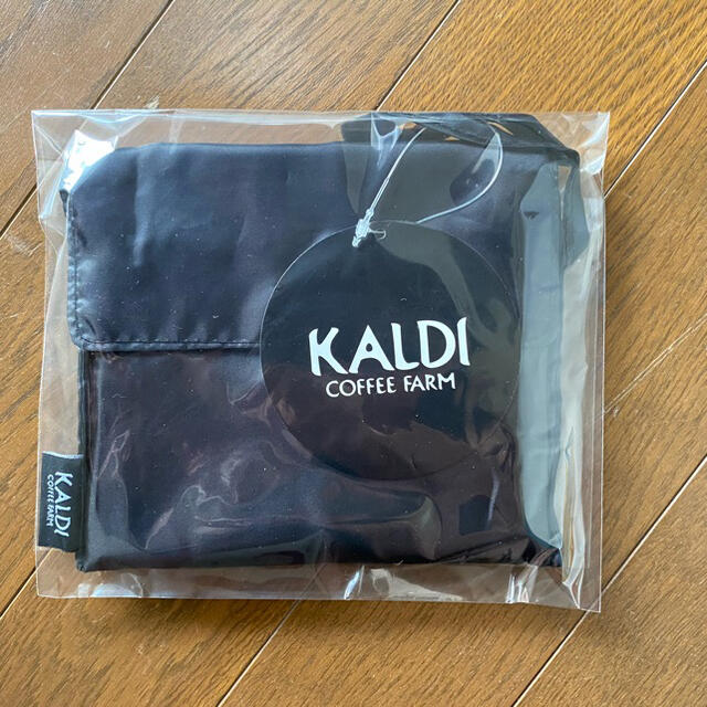 KALDI(カルディ)のカルディ　KALDI  伝説エコバッグ　＆　オリジナルエコバッグブラックの２点 レディースのバッグ(エコバッグ)の商品写真