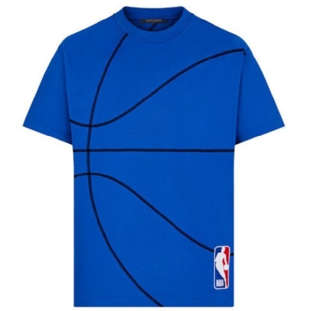 【信頼】 VUITTON LOUIS - エンブロイダリーディテールTシャツ LVXNBA NBA ルイヴィトン Tシャツ+カットソー(半袖