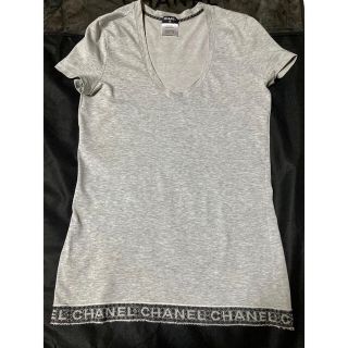 シャネル(CHANEL)の値下げ❤️シャネル❤️チュールロゴのカットソー❤️40未着用(Tシャツ(半袖/袖なし))