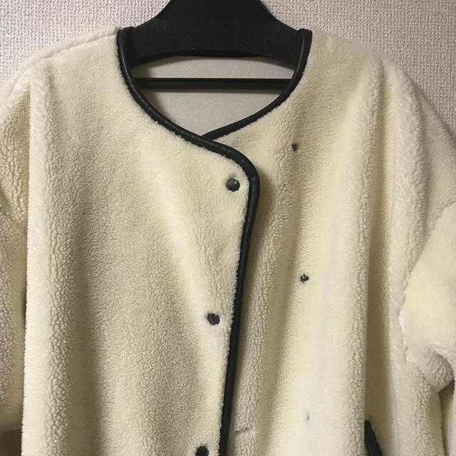 B:MING LIFE STORE by BEAMS(ビーミング ライフストア バイ ビームス)のB:MING by BEAMS ボアロングコート　M レディースのジャケット/アウター(ロングコート)の商品写真