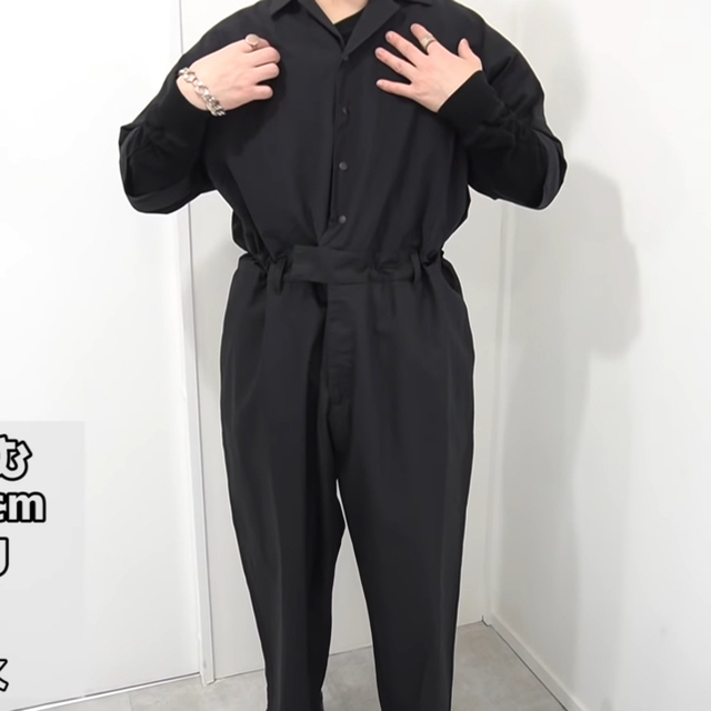 BASISBROEK 2020SS "STAR" DARK BLACK つなぎ 3