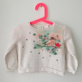 ザラキッズ(ZARA KIDS)のZara baby プリントスウェット　(Tシャツ/カットソー)