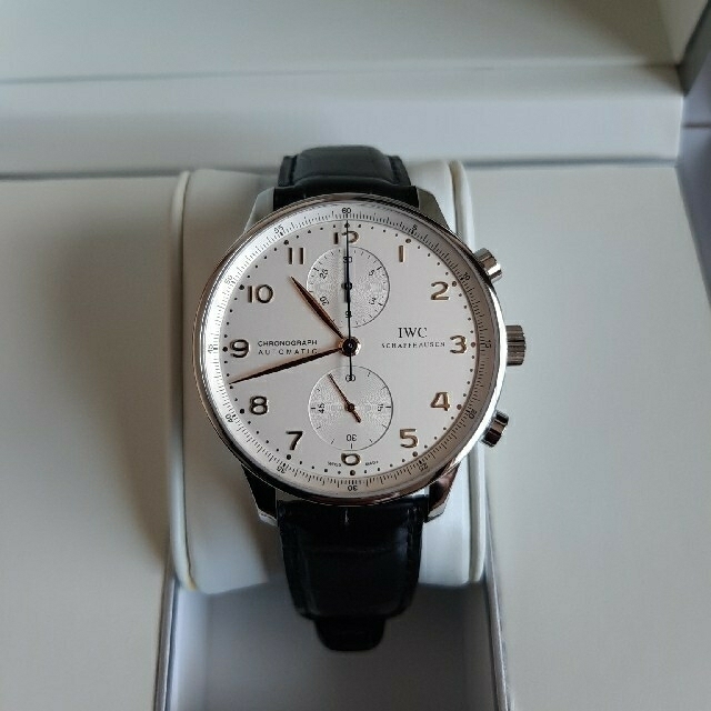 腕時計(アナログ)極美品！　IWC　ポルトギーゼ　クロノグラフ