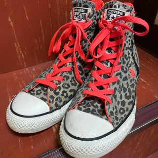 コンバース(CONVERSE)のみぃ様専用☆コンバース　ワンスター　ハイカットスニーカー　レオパード　(スニーカー)