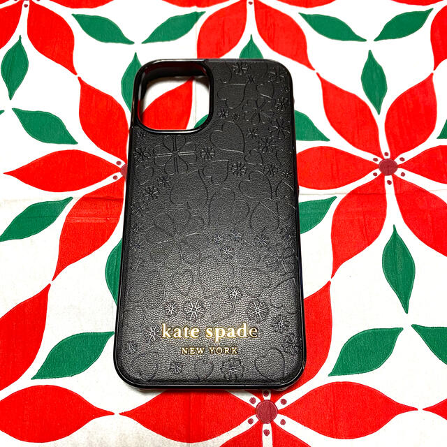 ????【iPhone 12 mini】kate spade レザーケース