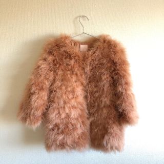 リルリリー(lilLilly)の【美品】フェザーファーコート(毛皮/ファーコート)