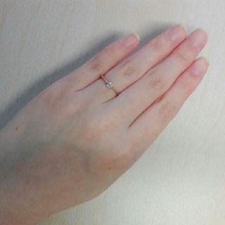 ☆超美品☆wish upon a star 美しい♡0.151ct♡PT950