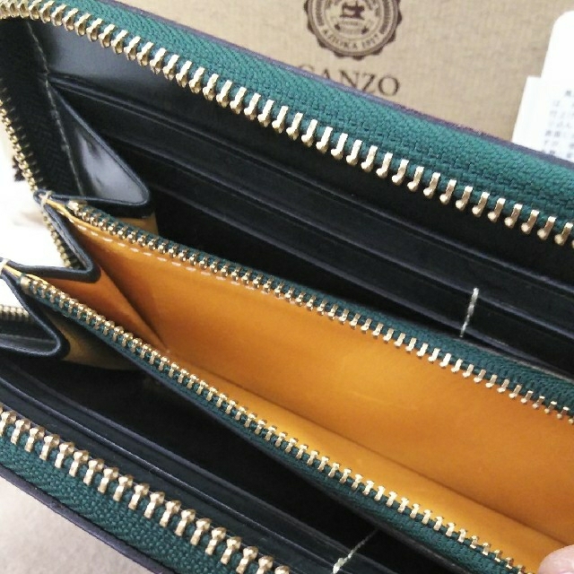 GANZO(ガンゾ)のガンゾ長財布ブライドルレザー63800円 メンズのファッション小物(長財布)の商品写真