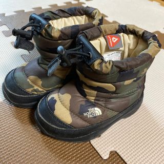 ザノースフェイス(THE NORTH FACE)のＭana様専用❤️ヌプシ🥾カモフラ柄14cm🎶(ブーツ)