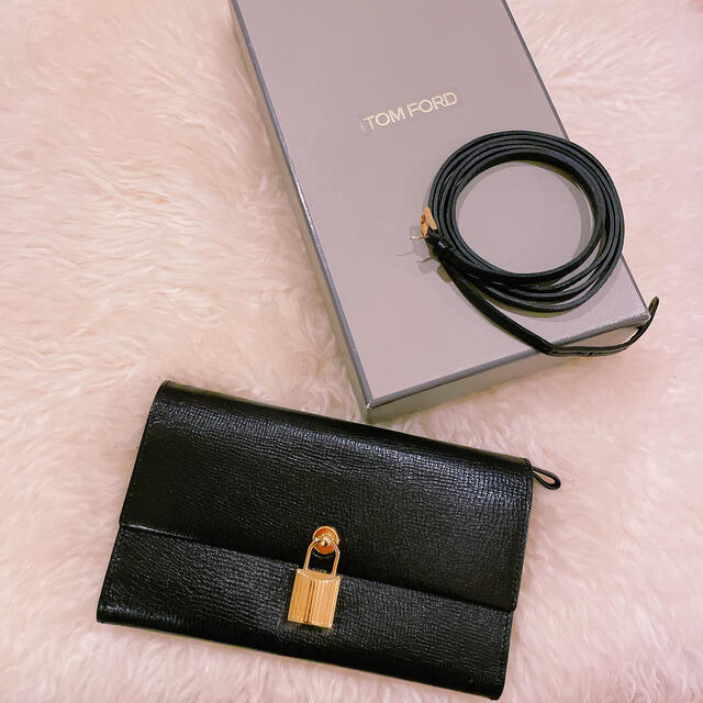 上品】 TOM FORD - tomford ウォレット ショルダーバッグ 超美品 新品